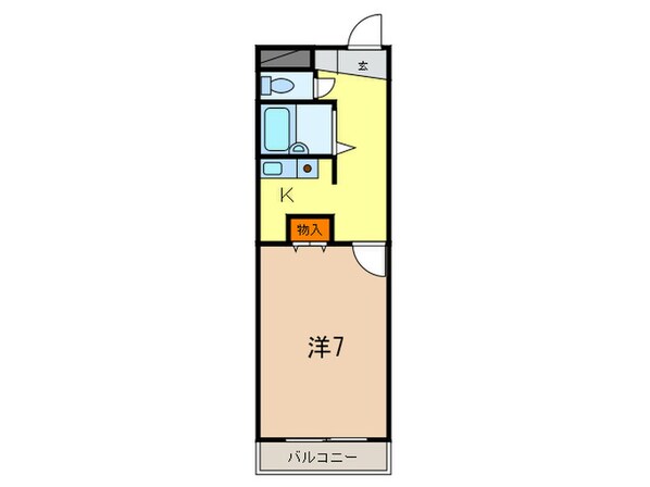 サントブエロ苦楽園の物件間取画像